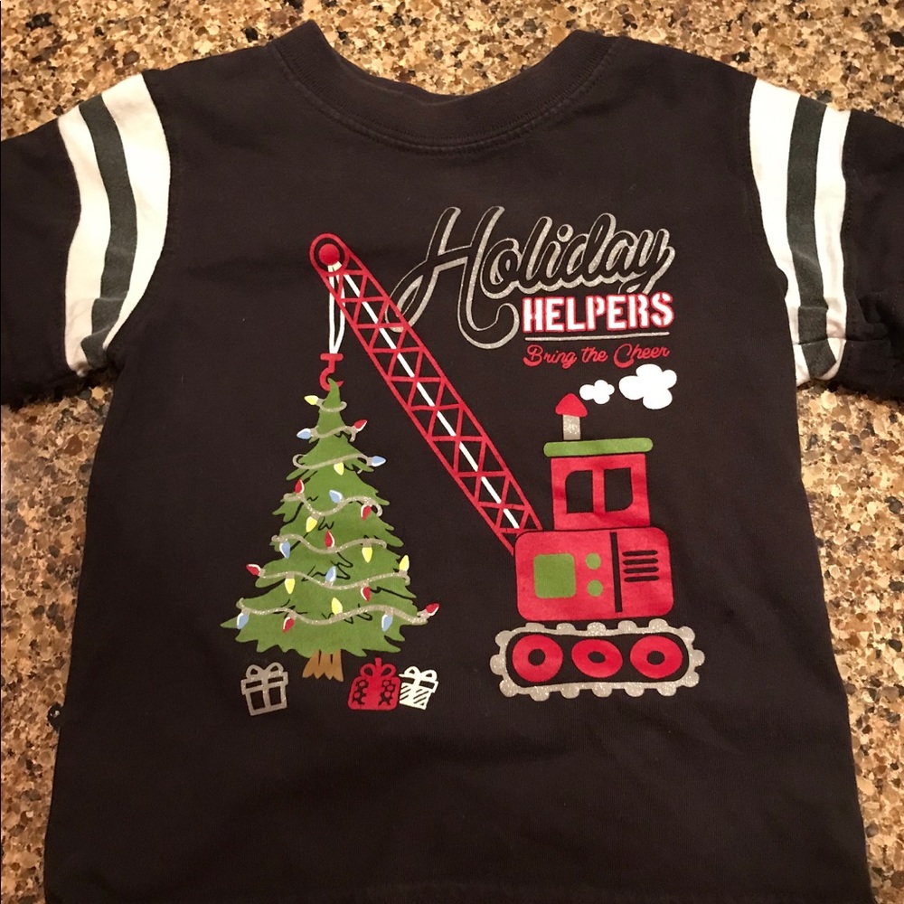 Holiday 3T long sleeved shirt